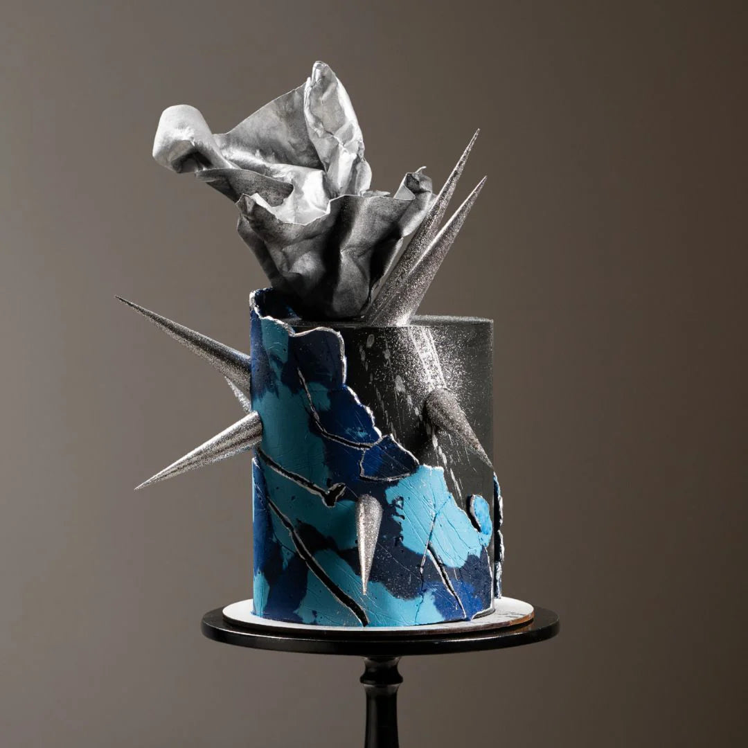 Pasteles en Buttercream: Fault Line, Mármol Craquelado y Efecto Óleo