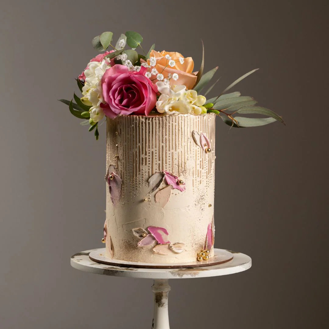 Pasteles en Buttercream: Fault Line, Mármol Craquelado y Efecto Óleo