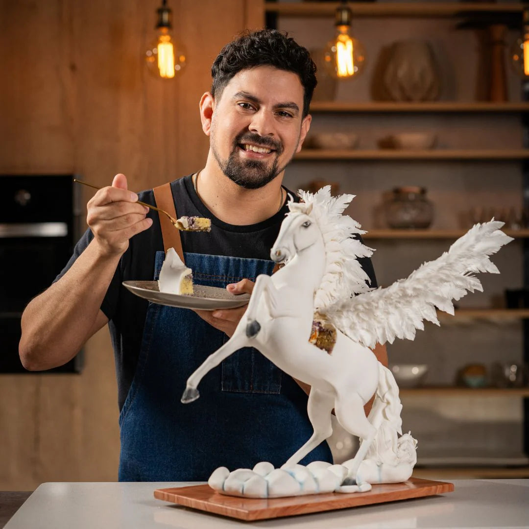 Pasteles con Estructura Antigravedad: Caballo Mitológico con Alas